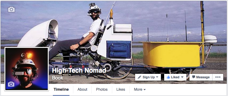 High Tech Nomad page on Facebook