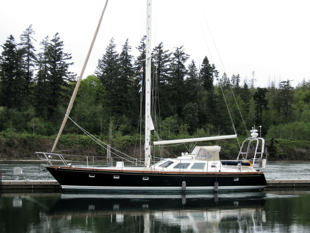 Nomadness at Swinomish guest dock