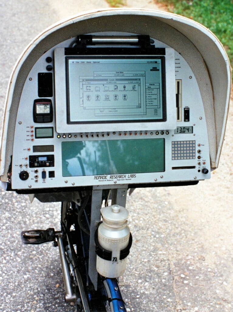 BEHEMOTH console on the road in 1991