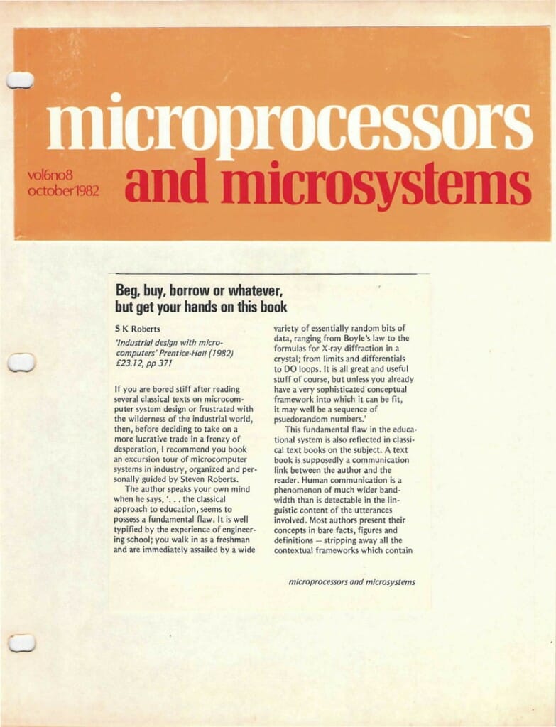 Microprocessors & Microsystems review, page 1