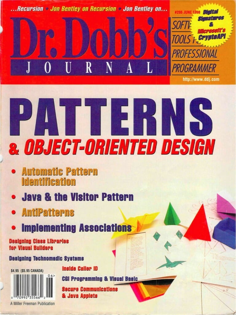 Dr Dobbs cover, June 1998