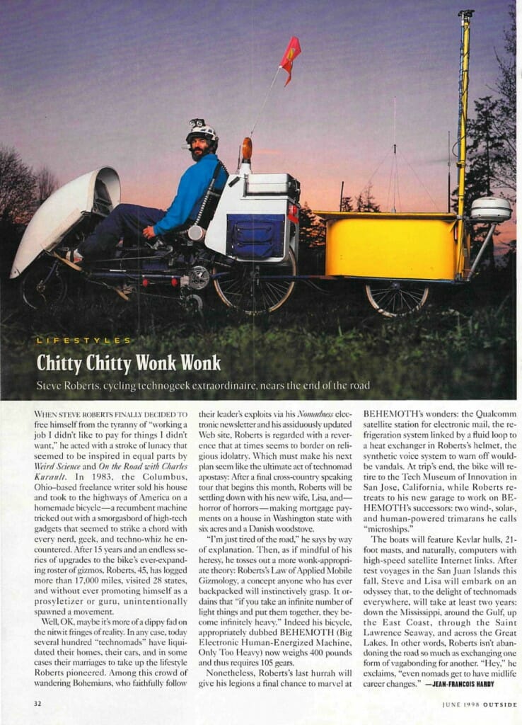 Chitty Chitty Wonk Wonk - Outside Magazine