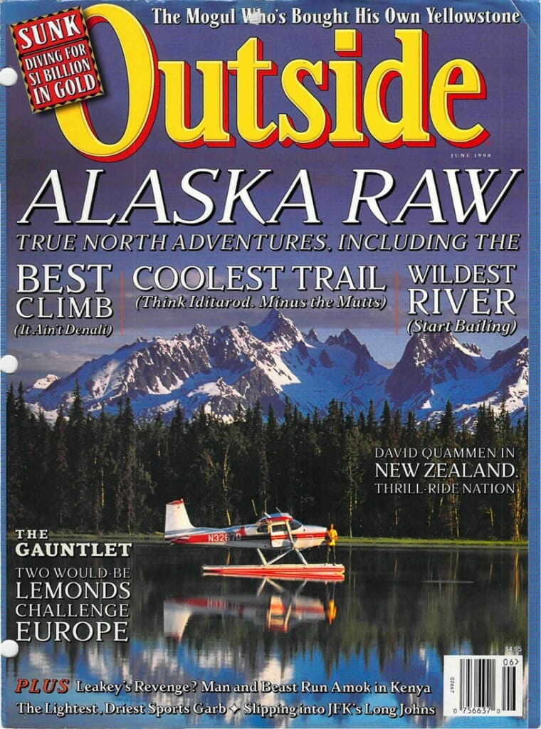 Outside Magazine cover, June 1998