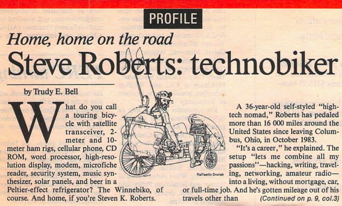 Steve Roberts: technobiker - 1