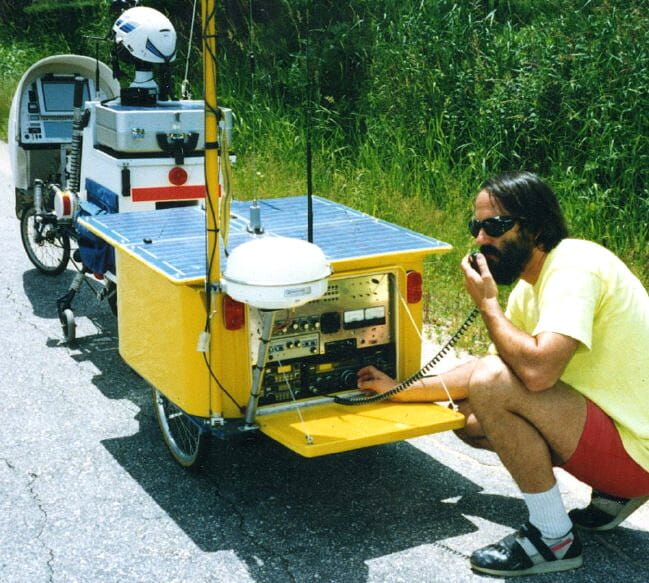 BEHEMOTH ham rig on the road - 1991