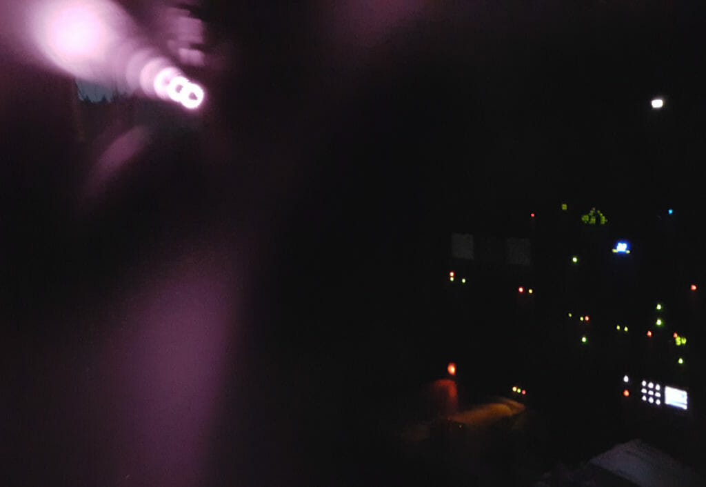 And let's not forget internal lighwaves... an Infrared security flood shows up dramatically on the cell phone camera.