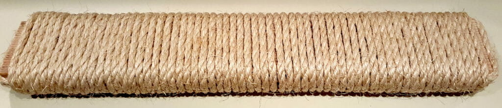 Sisal wrapped two-by-four