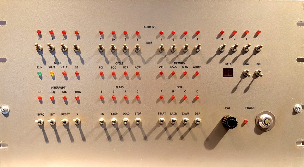 8008 personal computer front panel